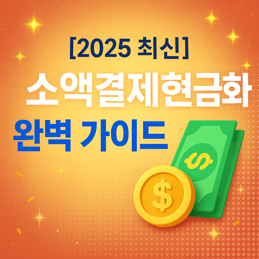 [2025 최신] 소액결제현금화 완벽 가이드 – 안전하게 현금 만들기